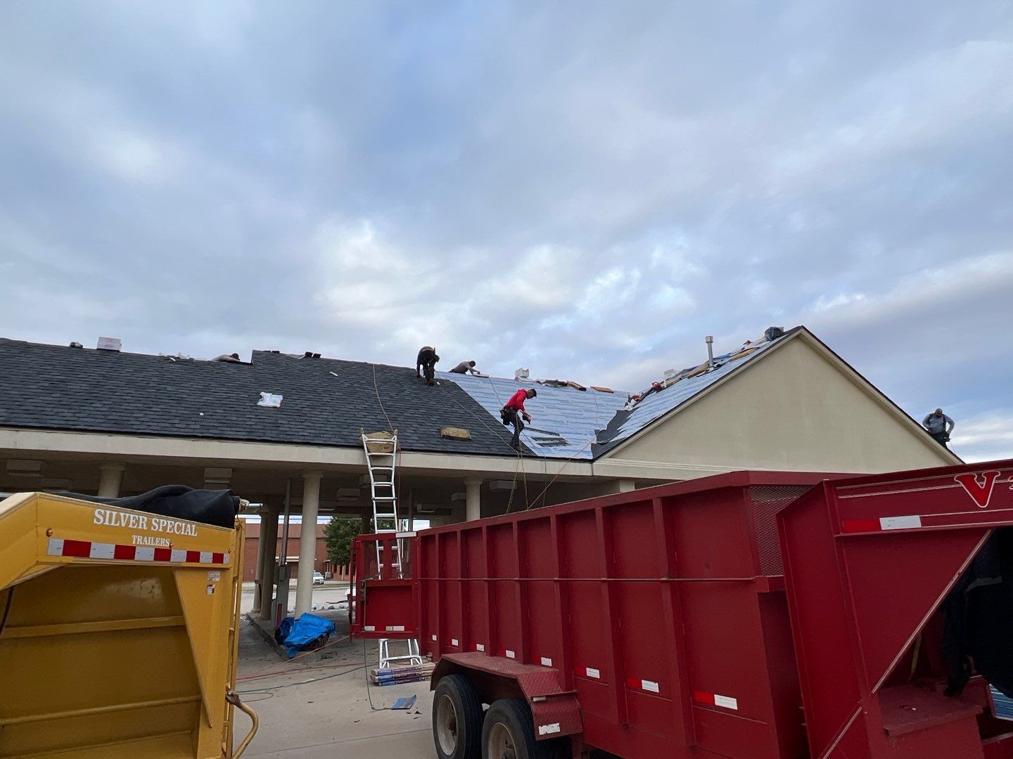 Commercial Roofing Installation using Certainteed Belmont IR by Castillo Roofing