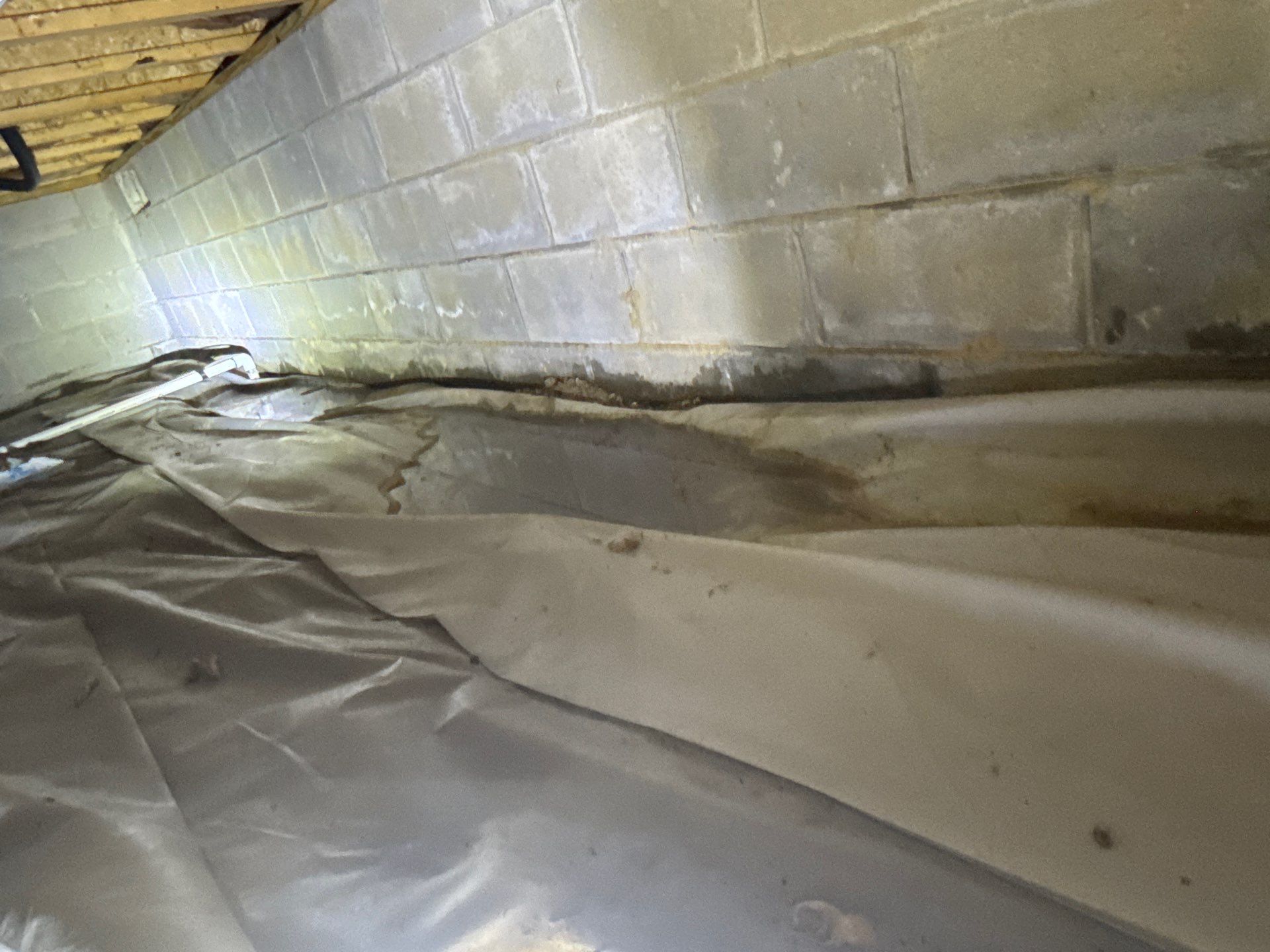 Project in Smithfield by Patriot Crawl Space Repairs
