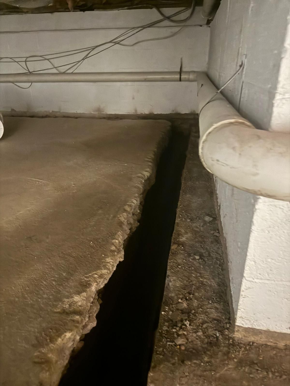 Interior French Drain Basking Ridge NJ by Pure Service Pro, LLC 