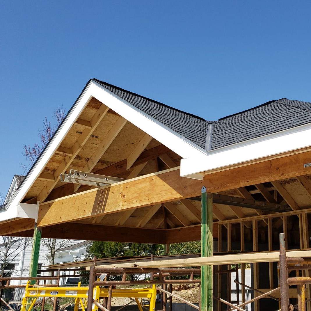 Residential Roofing Installation using  CertainTeed Landmark Lifetime Architectural Shingles in Moire black  by Roof Right Inc