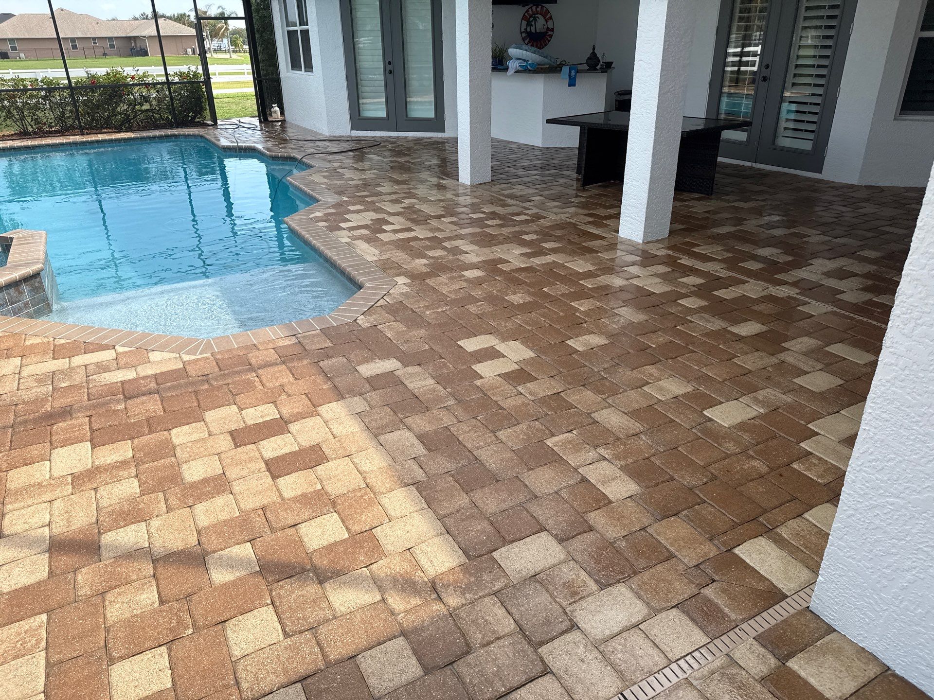 Comprehensive Exterior Cleaning for 2-Story Home in Foxbrook Community – Parrish, FL by Sunshine AquaWash