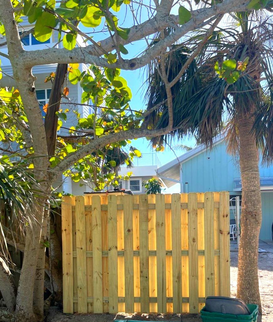 Wood Fence Installation using Shadowbox Wood Fence by Asap fence and gates, LLC