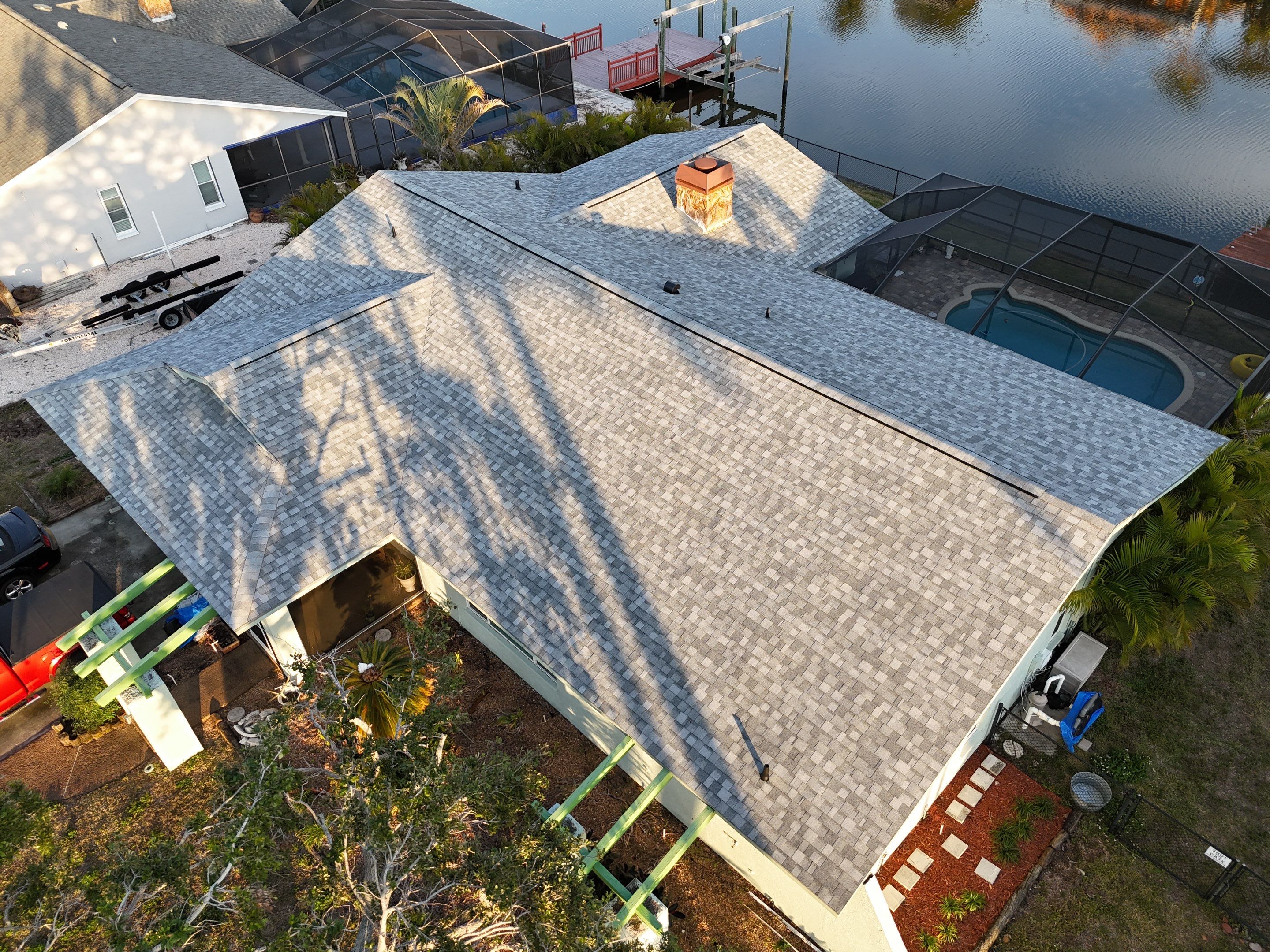 Roof Replacement in Apollo Beach Fl. by Steadfast Roofing 