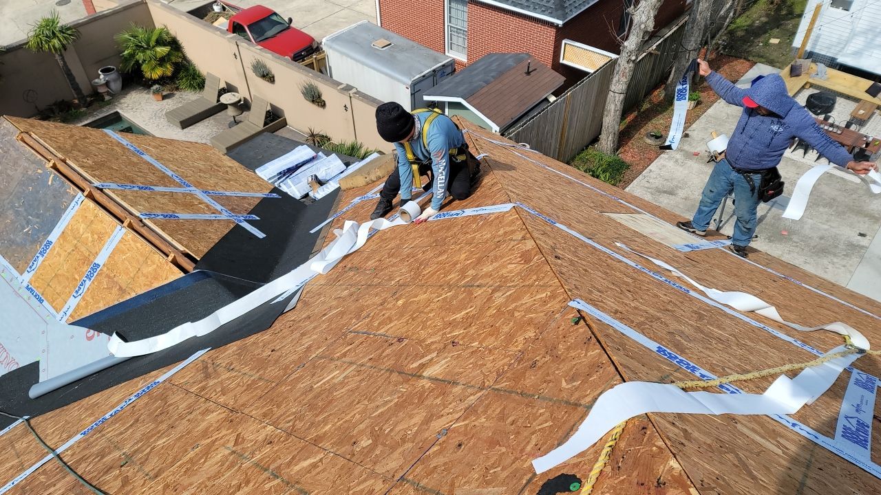 Residential Roofing Installation using Roof Replacement by American Roofing & Construction LLC