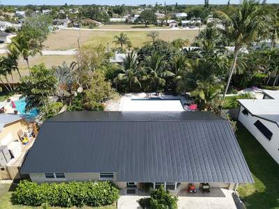 Kynar (Color Coated) Standing Seam Metal Roof Replacement