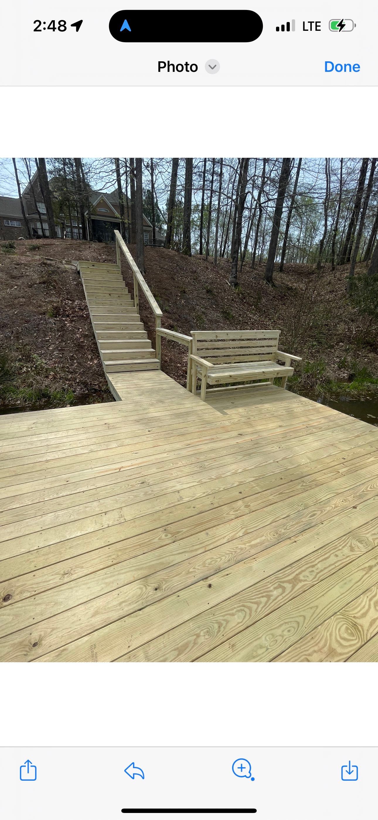 Dock using Wood Sealant by DuraSeal