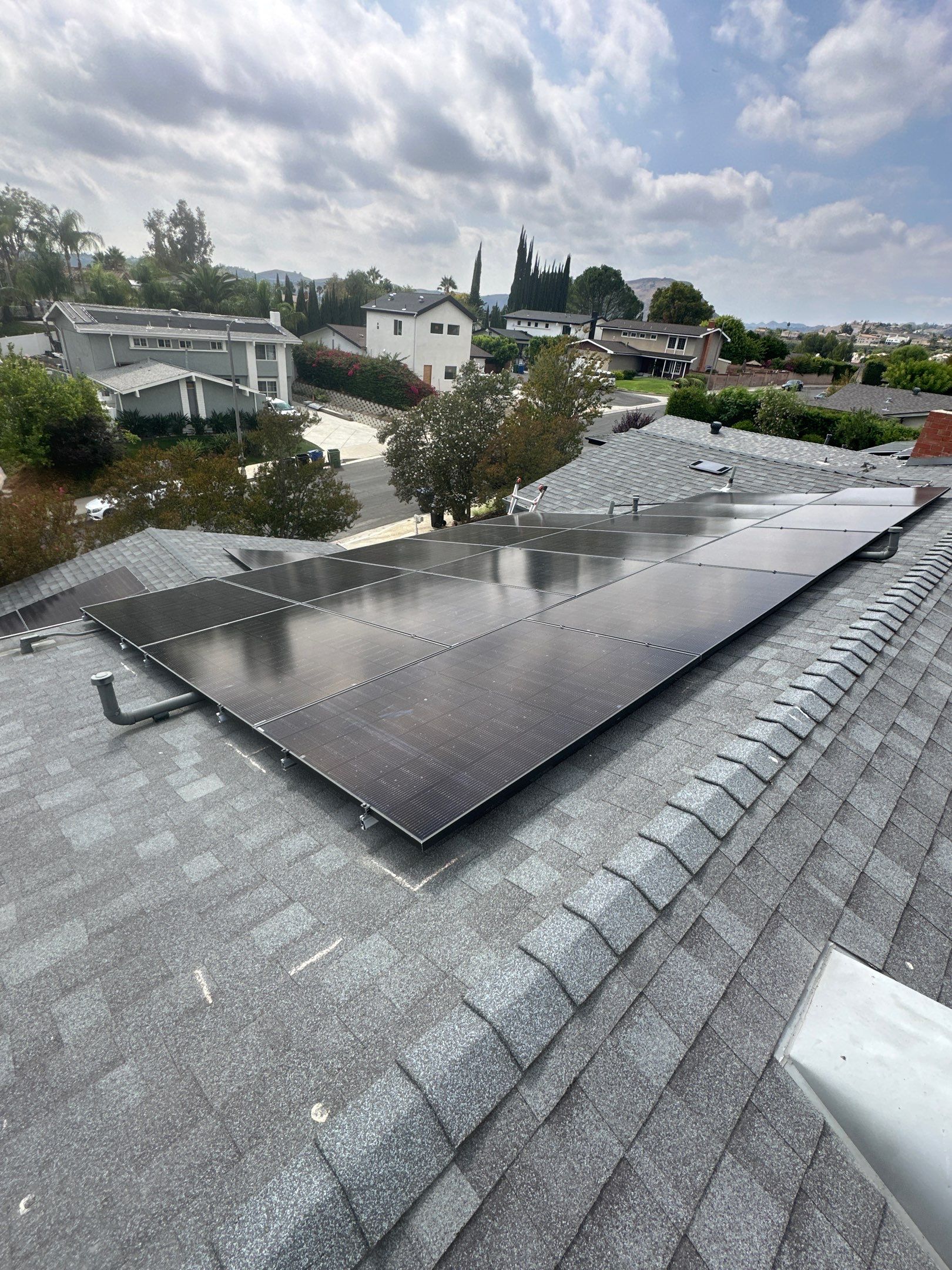 Residential Solar Energy System Installation with CertainTeed 440W Panels in Los Angeles by AWS Solar