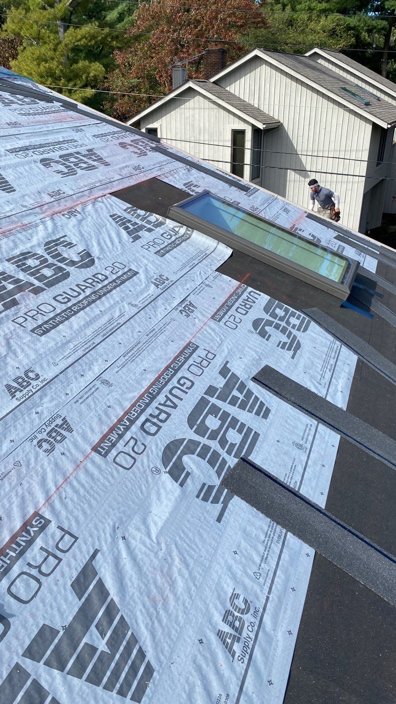 Residential Roofing Installation using Owens Corning Duration Driftwood by Absolute Roofing and Construction