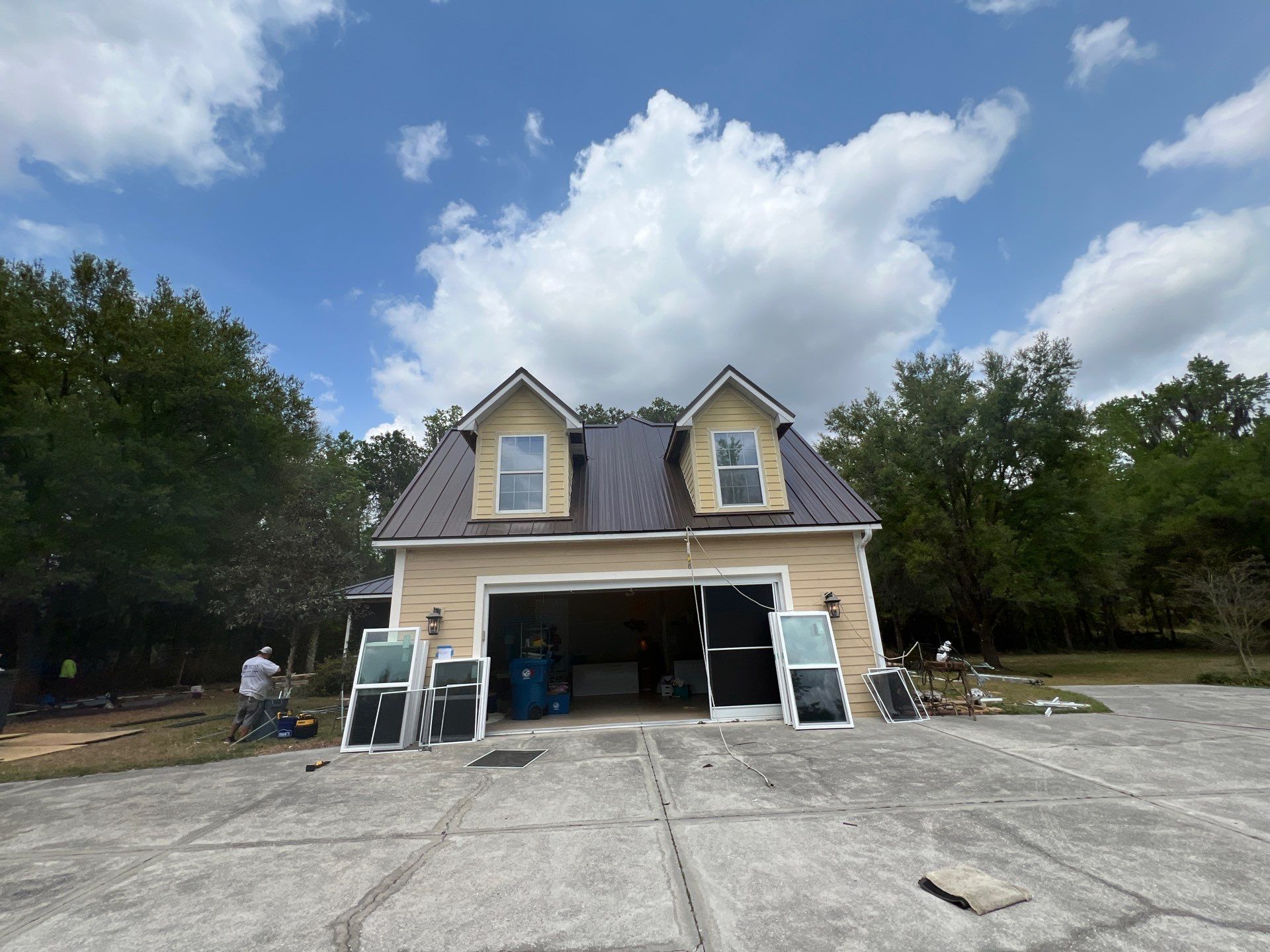 Charcoal Brown Standing Seam by Reimagine Roofing