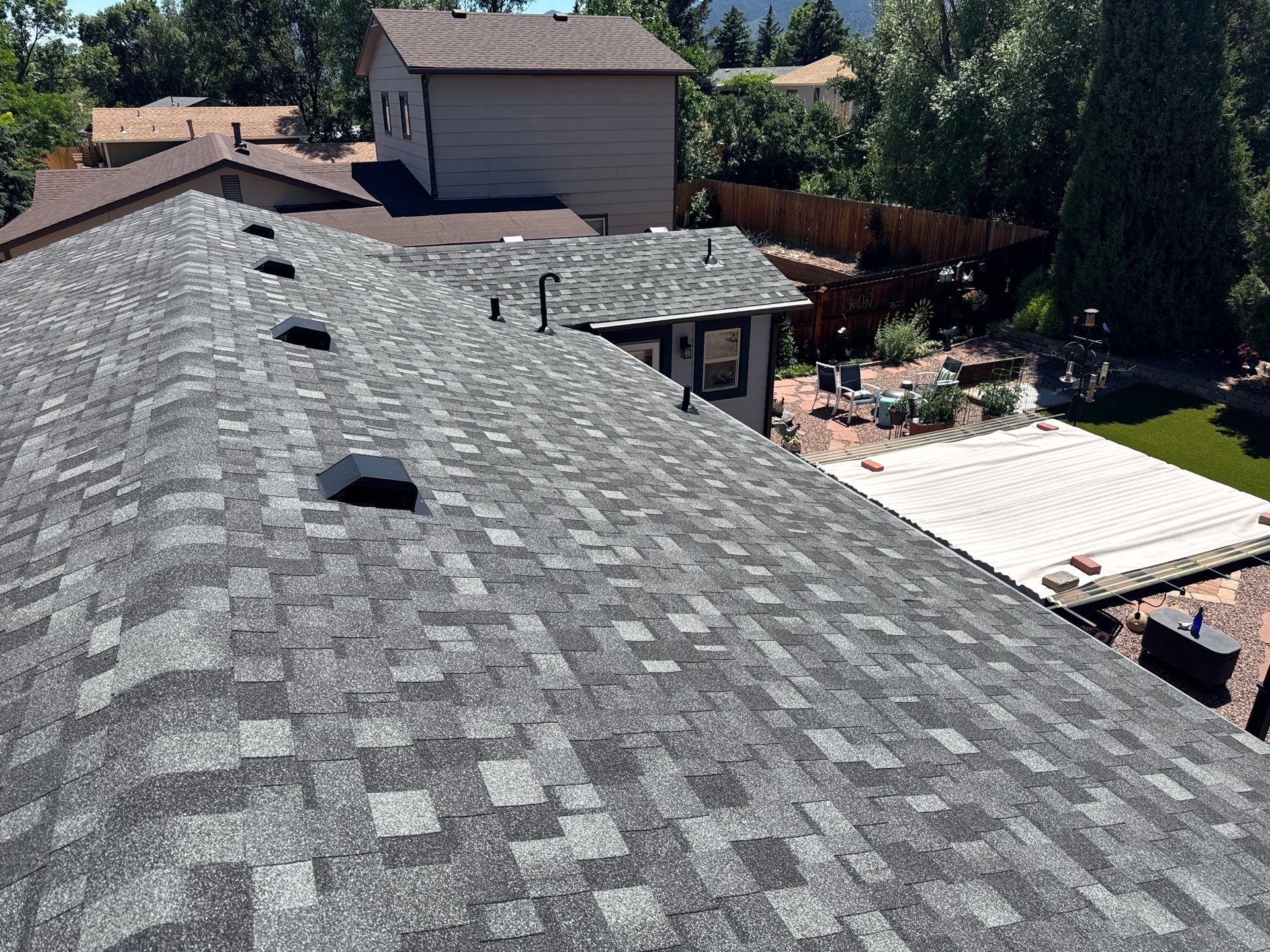 Project in Colorado Springs by Raptor Roofing 