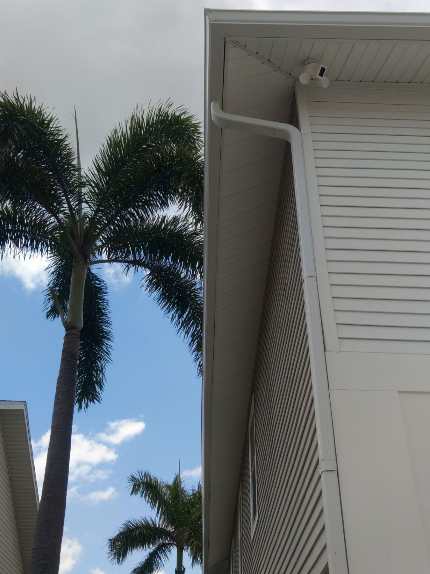 Complete Gutter System with Downspouts & Guards in Fort Myers Beach FL by Gutter Professors