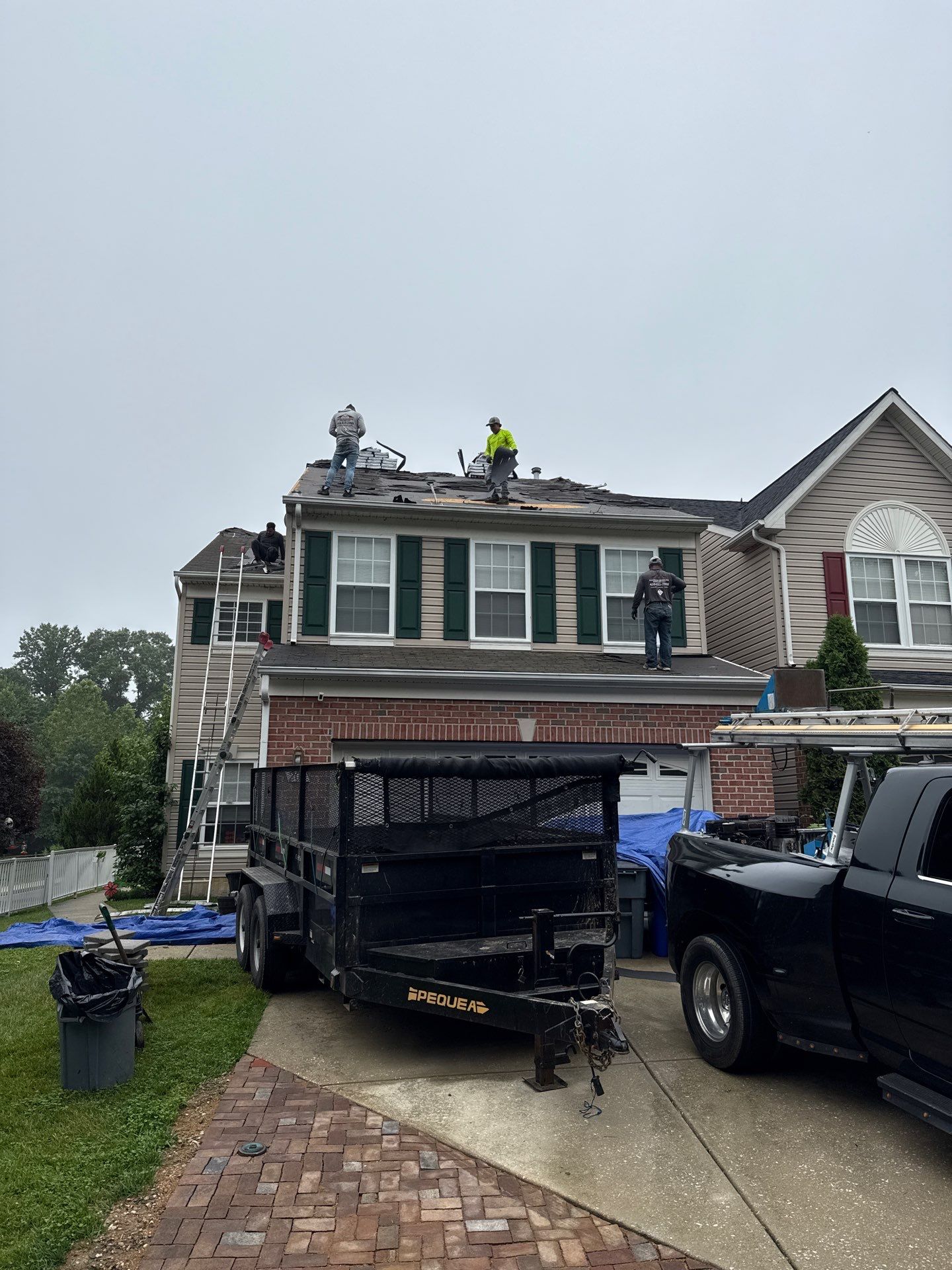 Residential Roofing Installation using GAF Timberline HDZ by Matter Roofing & Construction