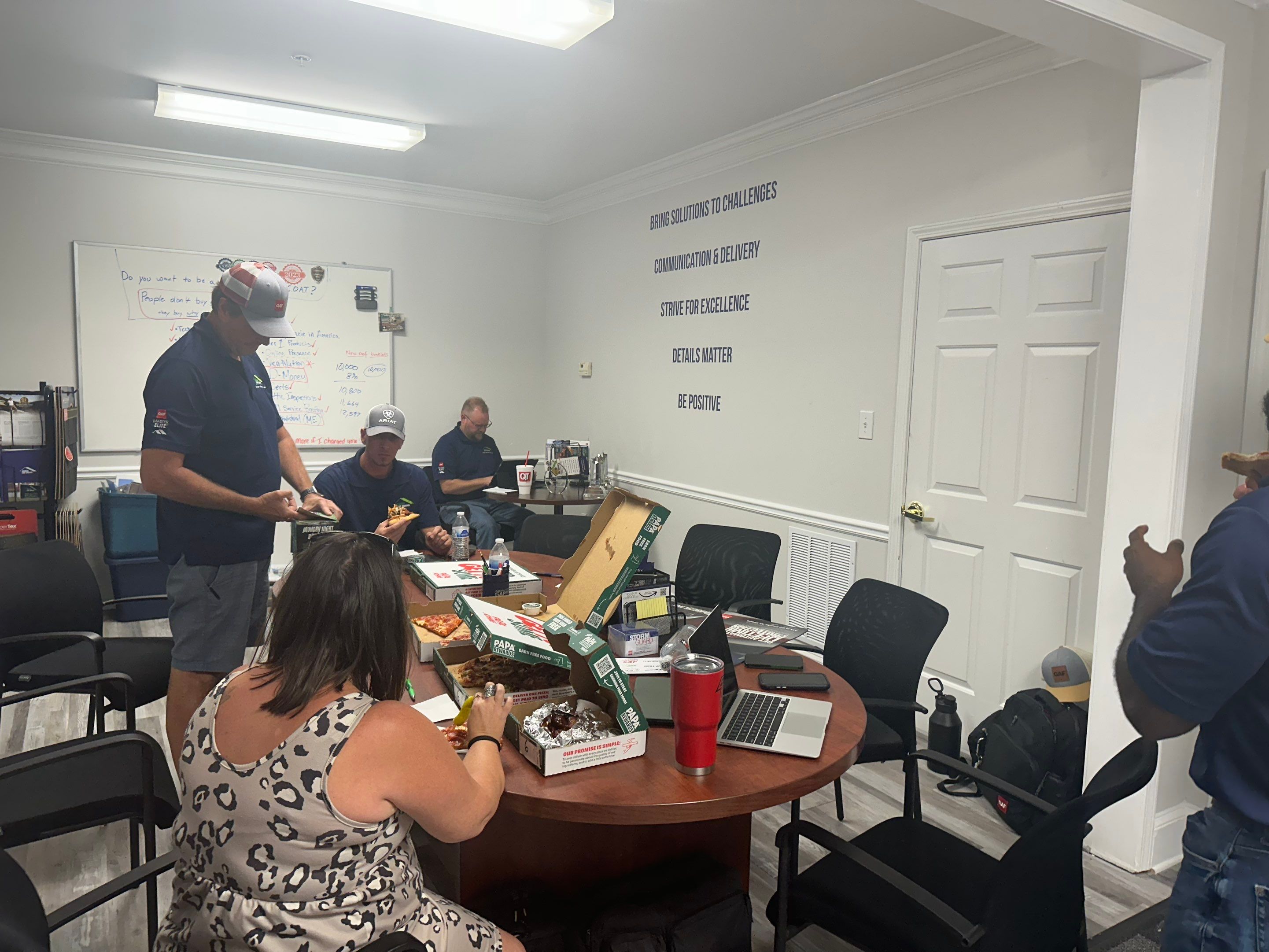 Annual Roofing Material Squarecrow Builds in Marietta Square by Georgia Roof Advisors