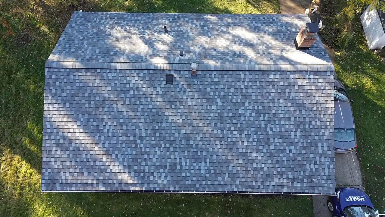 Atlas Pinnacle, Color, Coastal Granite, Drip Edge, Color, Black by Eagle Eye Roofing