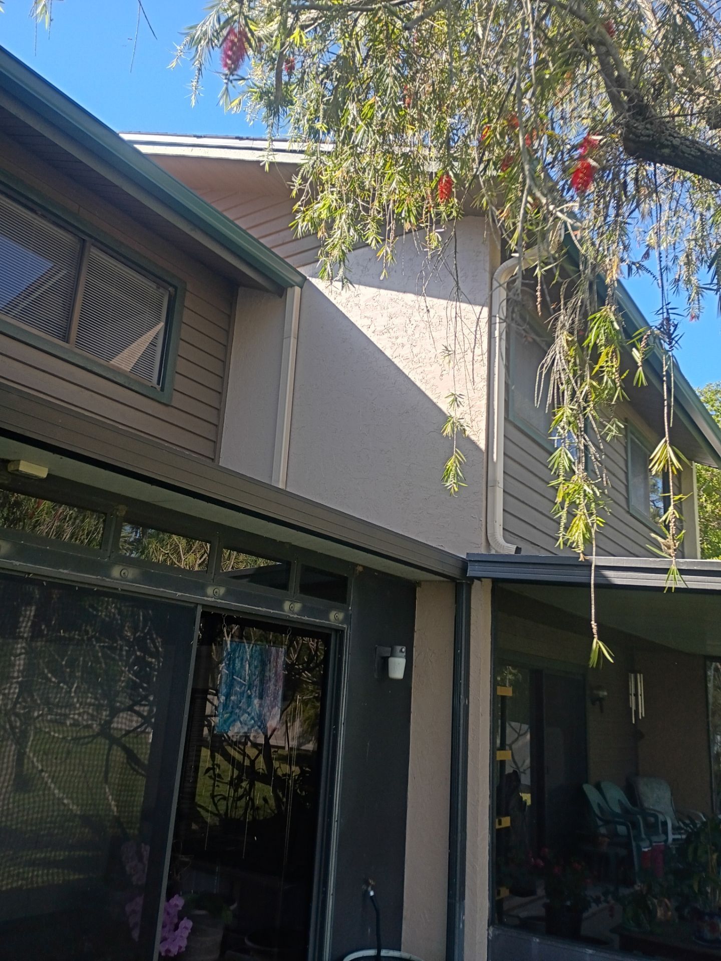 Leaf Guard using Gutter Guards & 3X4Downspoutsts in Sarasota FL by Gutter Professors