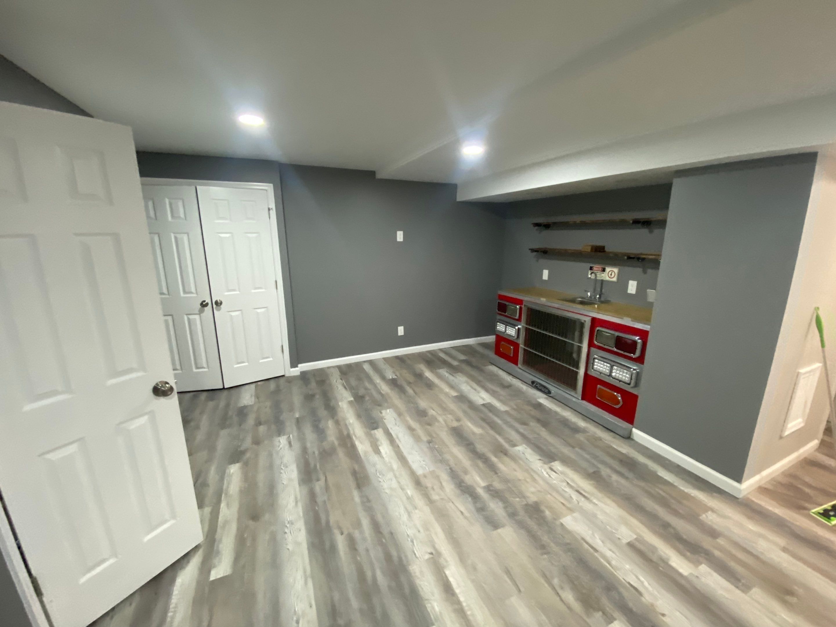 Complete Basement Buildout by The Smet Companies, LLC