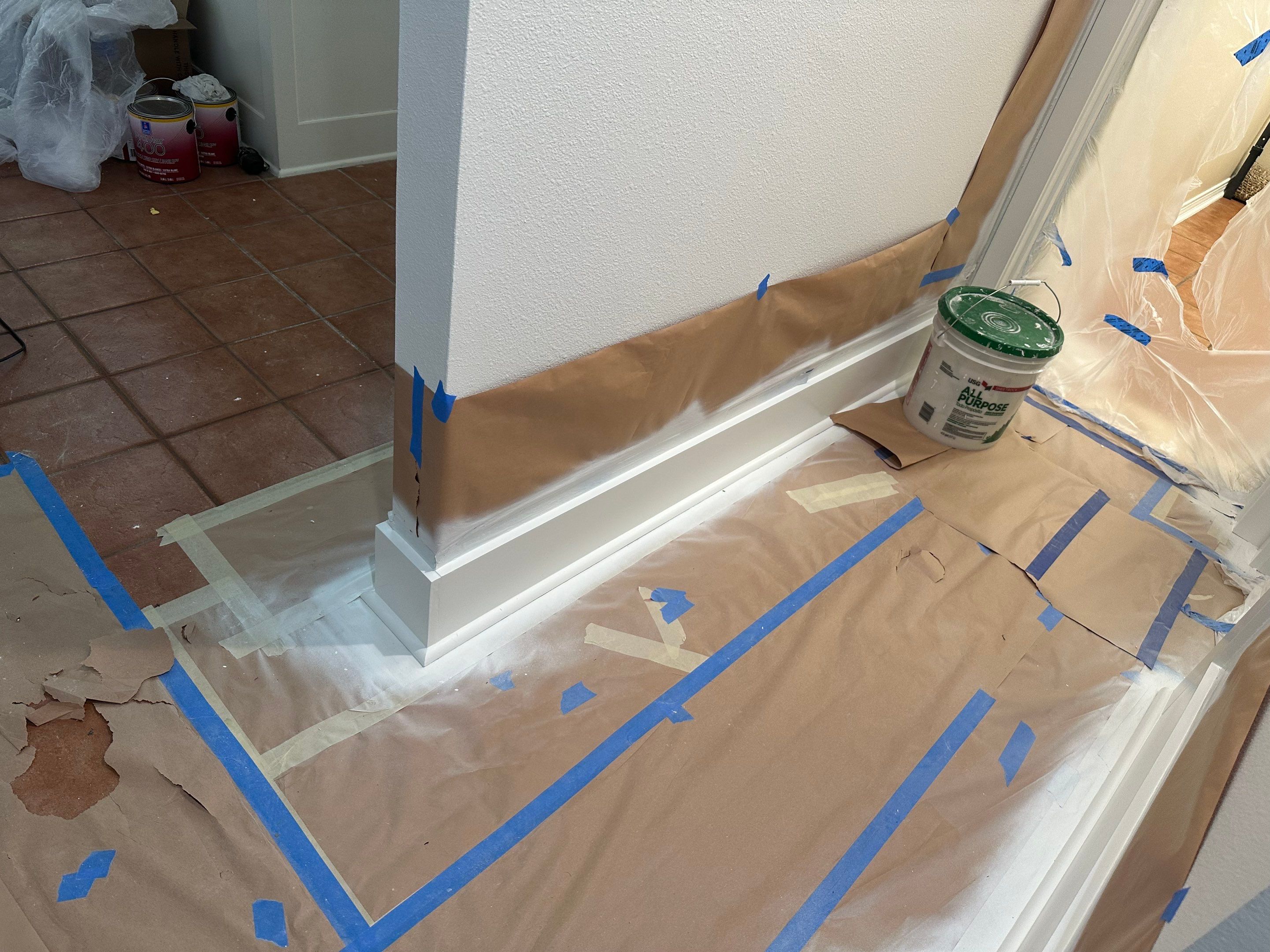 Interior Kitchen Painting & Drywall Texturing – Longview, Texas by Quality Coats Painting