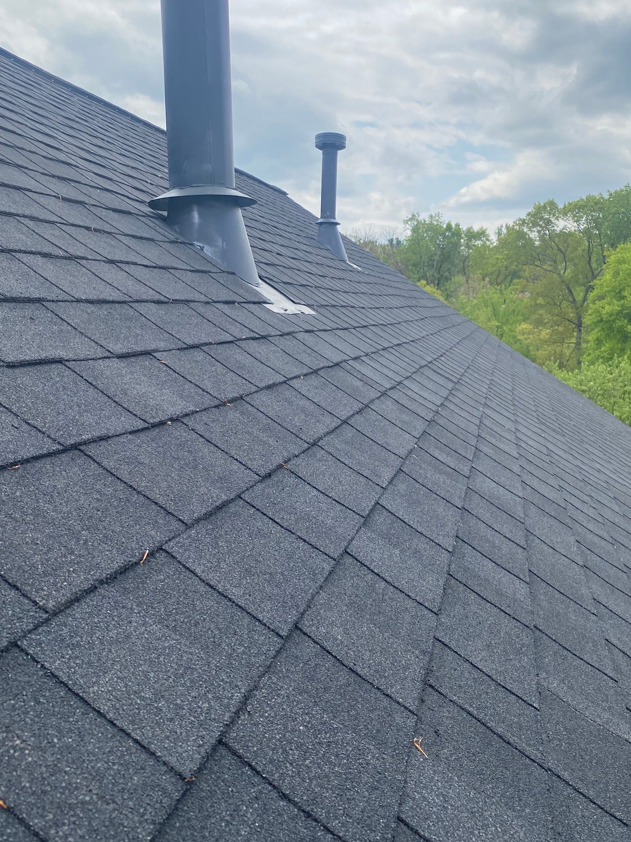 Springfield: CertainTeed Landmark Pro Designer Shingles in Max Def Charcoal Black by RM Banning, Inc.