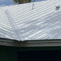 26ga 5V Crimp Mill Finish by Total Roofing System The Metal Roof Experts