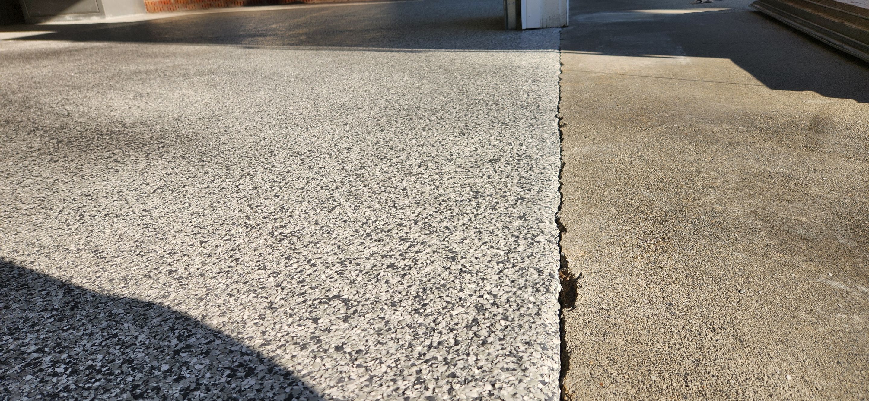 Garage using Gravel by Elite Floor Solutions