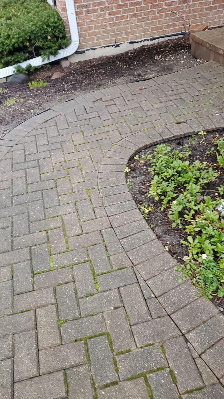 Brick paver clean, sand and seal.  using Surebond SB-1300 by Northern Power Washing LLC.