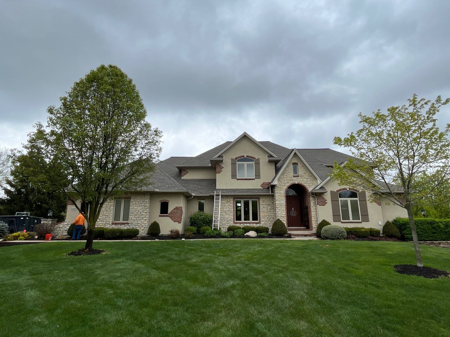Residential Roofing Installation using GAF Timberline HDZ Weathered Wood by Nitro Roofing and Construction