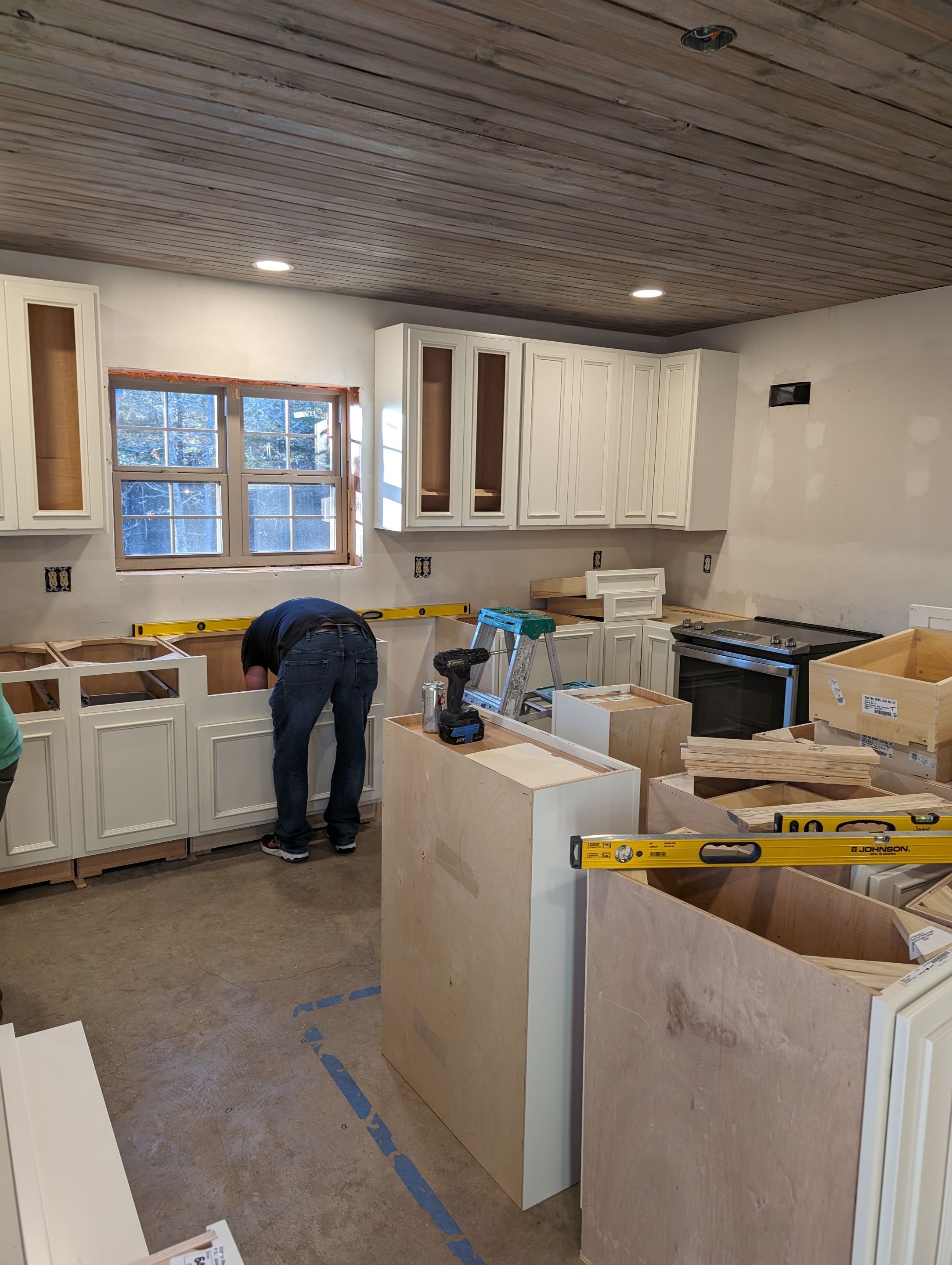 Jones Painted Maple Kitchen by Kitchen Works LLC