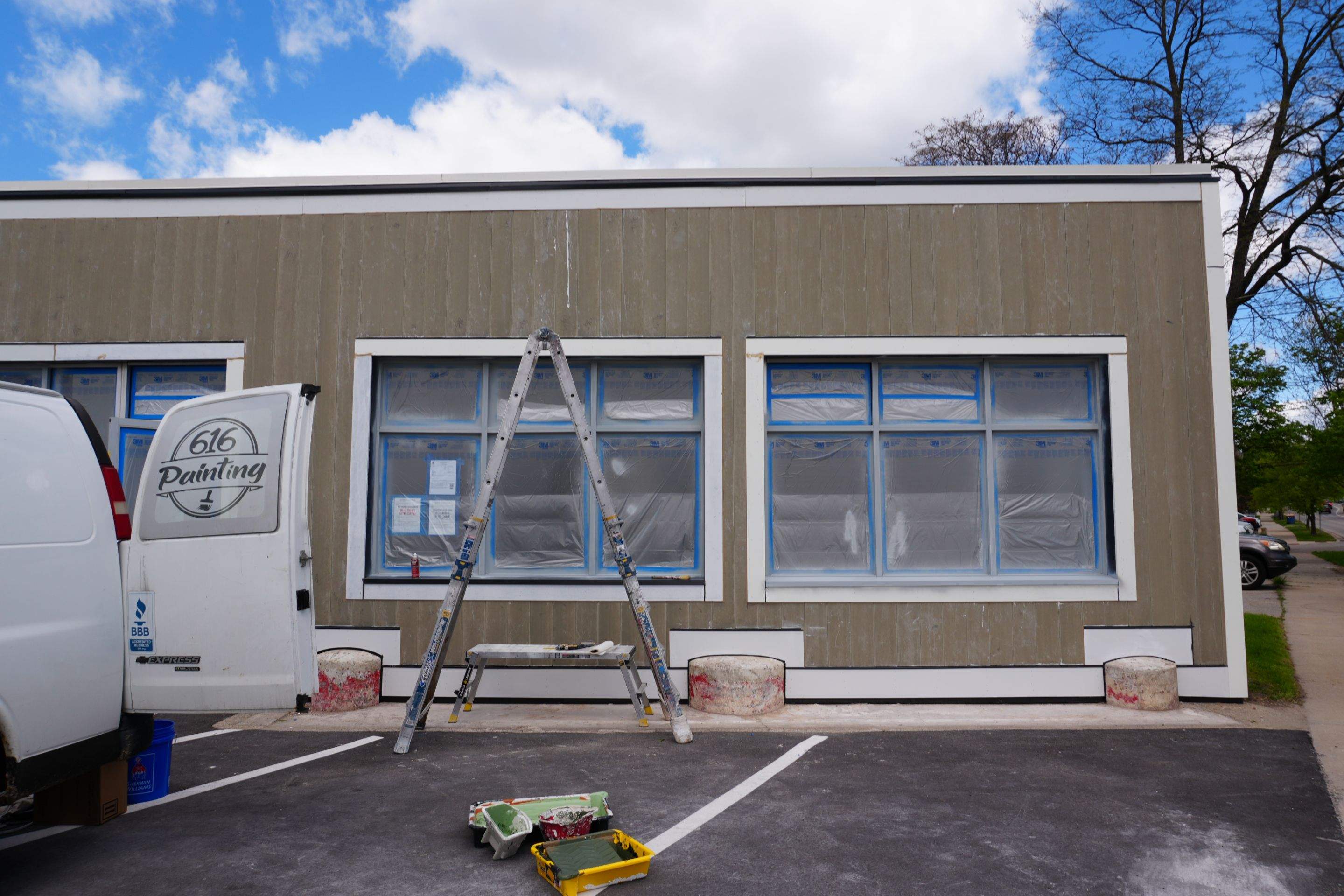 Commercial Renovation With James Hardie Siding by Cutting Edge Homes