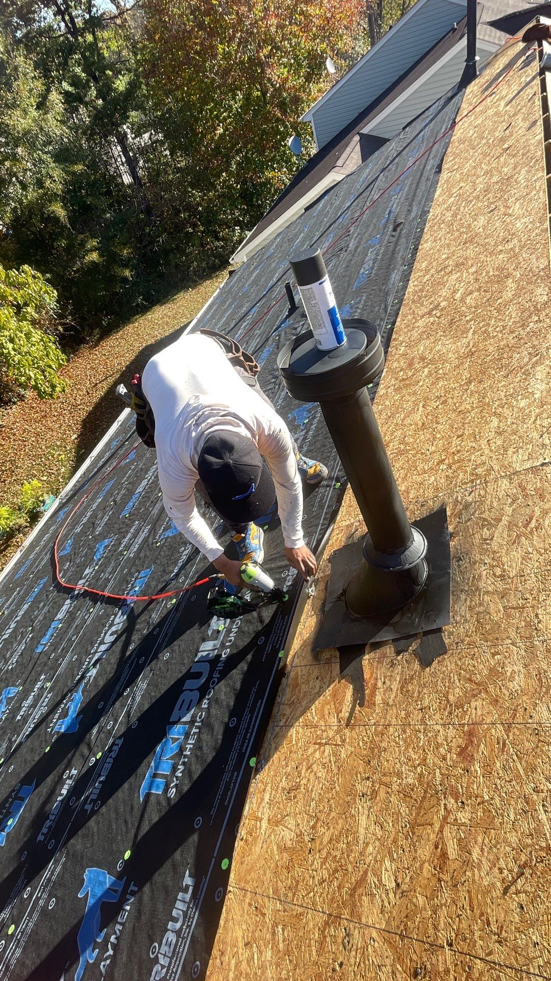 Roof replacement by hail damage by Just Brilliant Restoration JBR