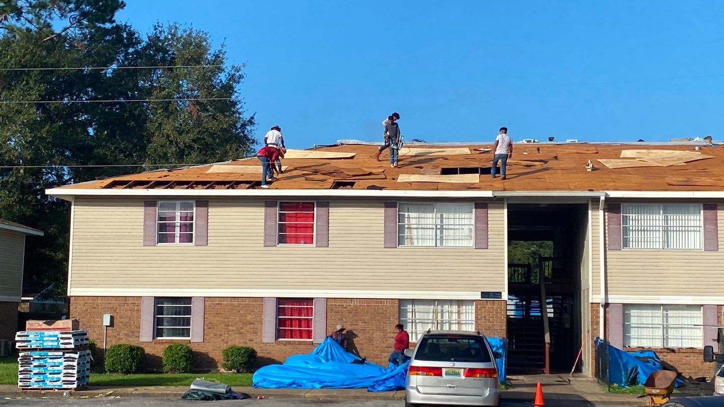 Commercial Roofing Installation using Roof Replacement by American Roofing & Construction LLC