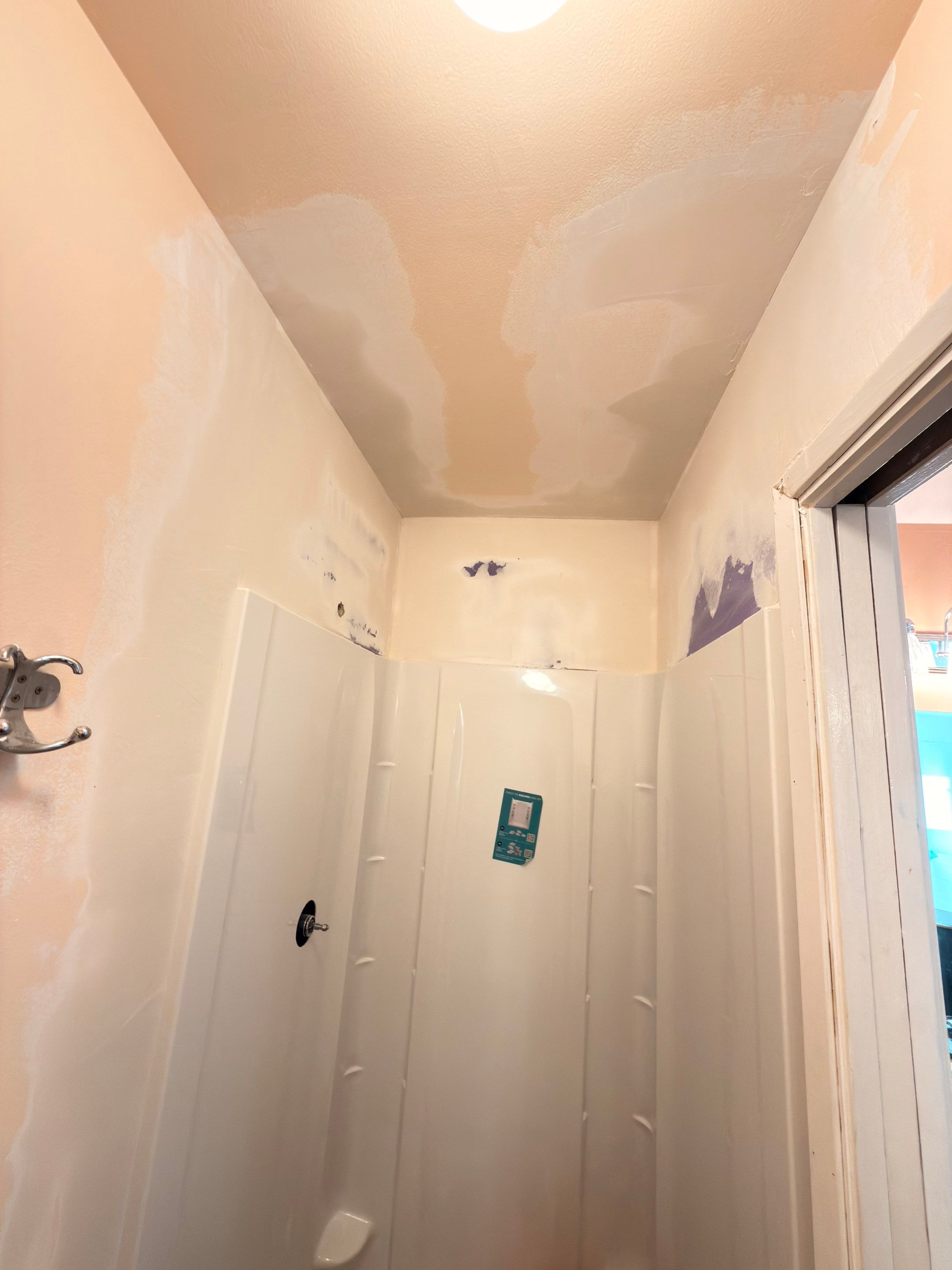 Shower Remodel due to Water Intrusion by Anza Builders, Inc. 