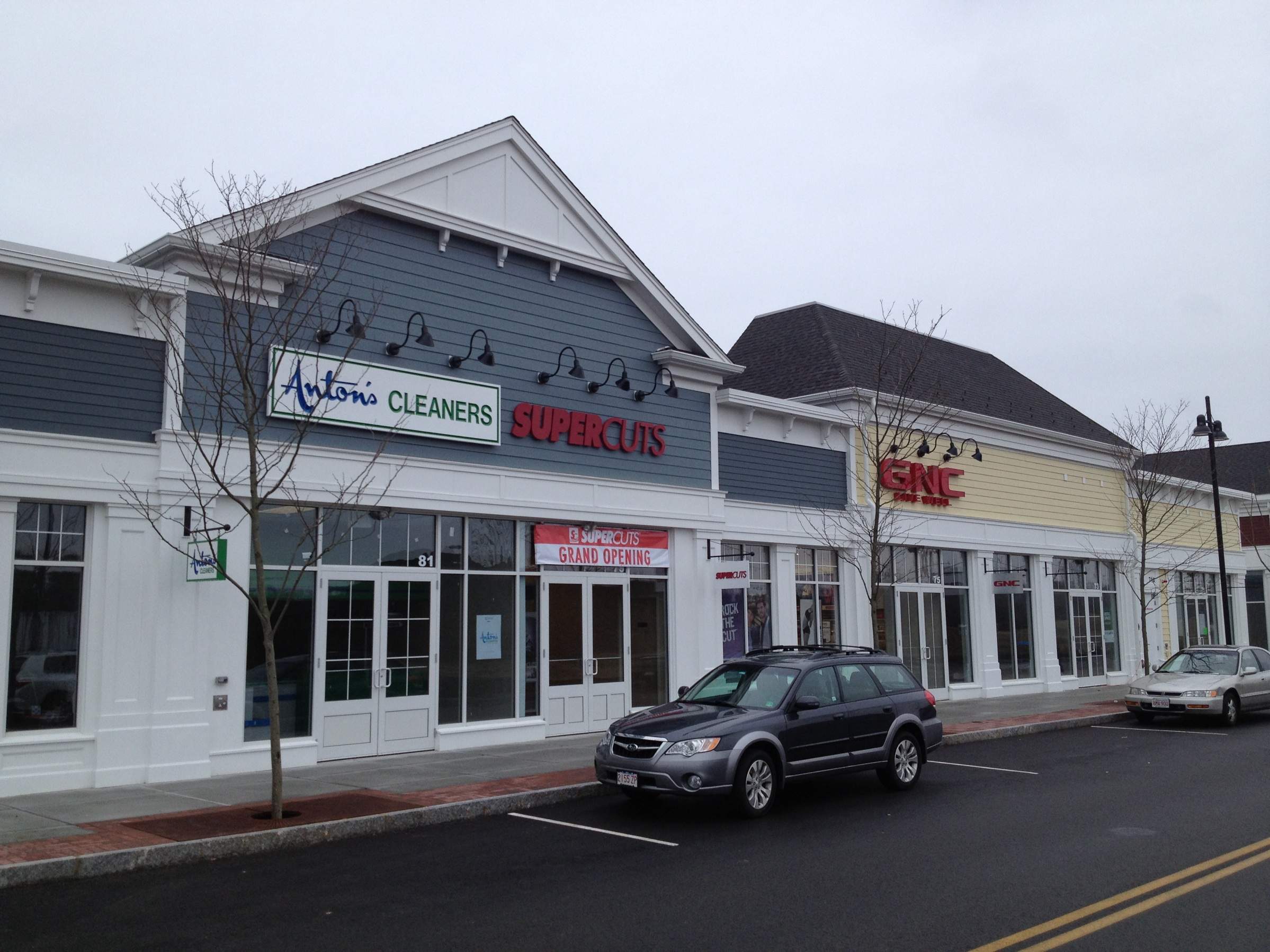 Commercial Gutter System at Wayland Town Center by Gutter Pro Enterprises