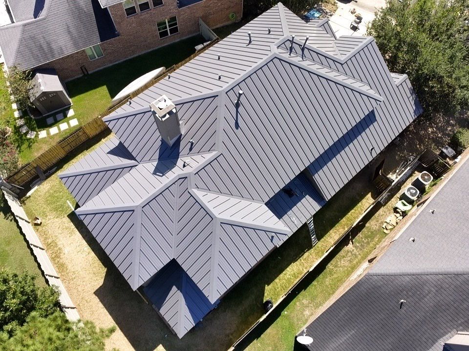 Standing Seam Project - Conroe, Texas by Hartland Roofing & Construction