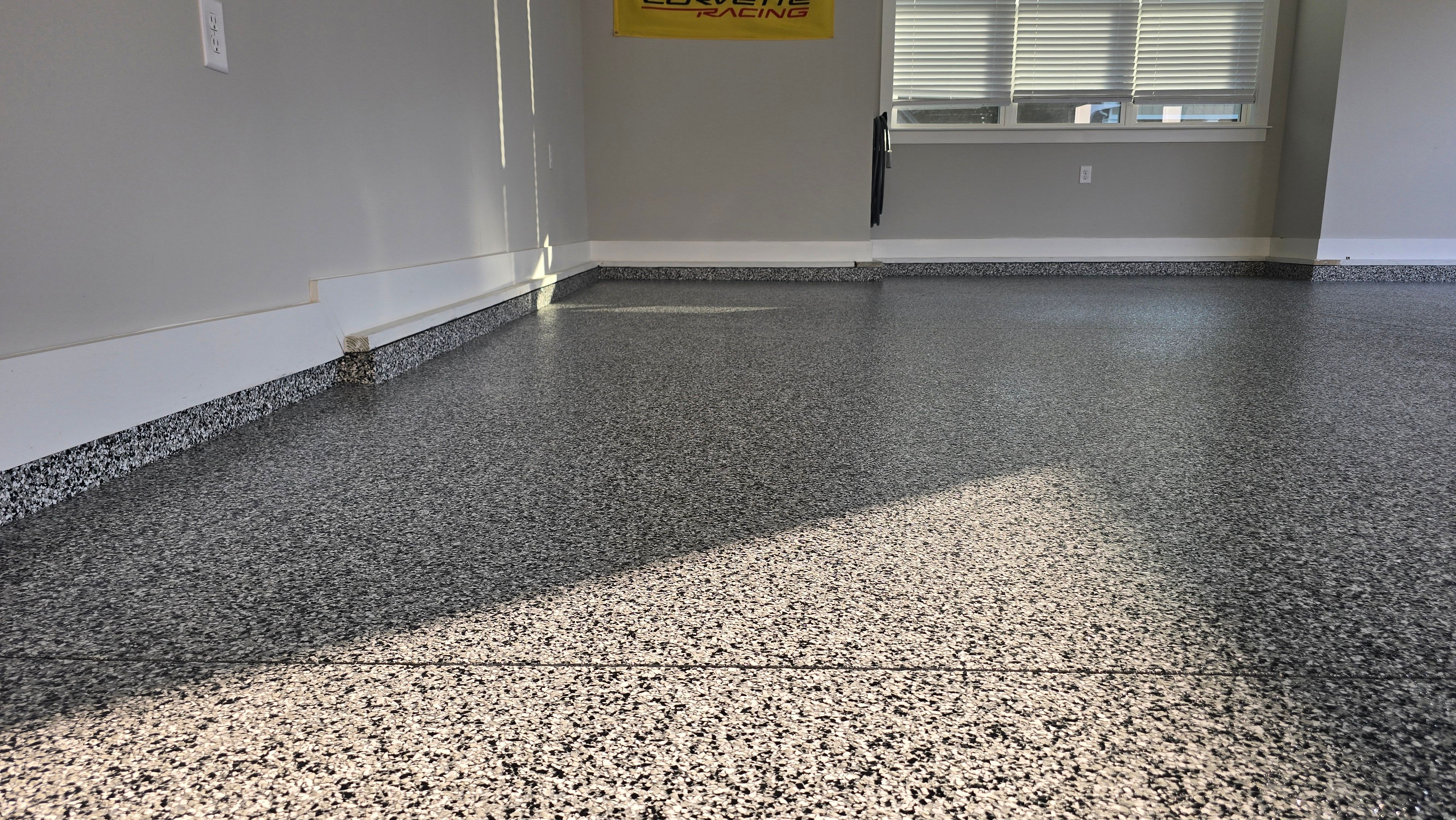 Garage using Domino by Elite Floor Solutions