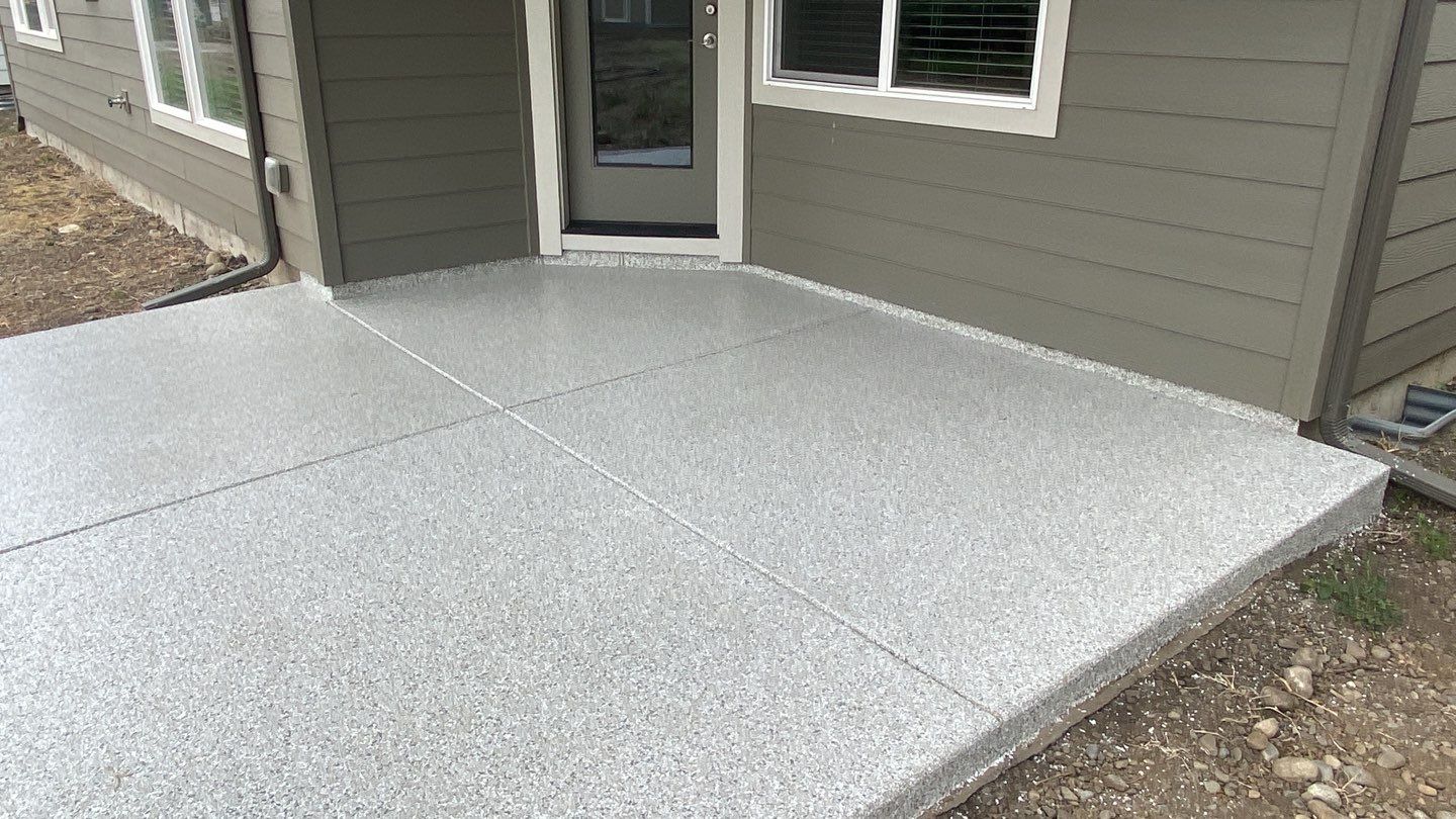 Patio and Walkway using Mt Everest by Croc Coatings, LLC
