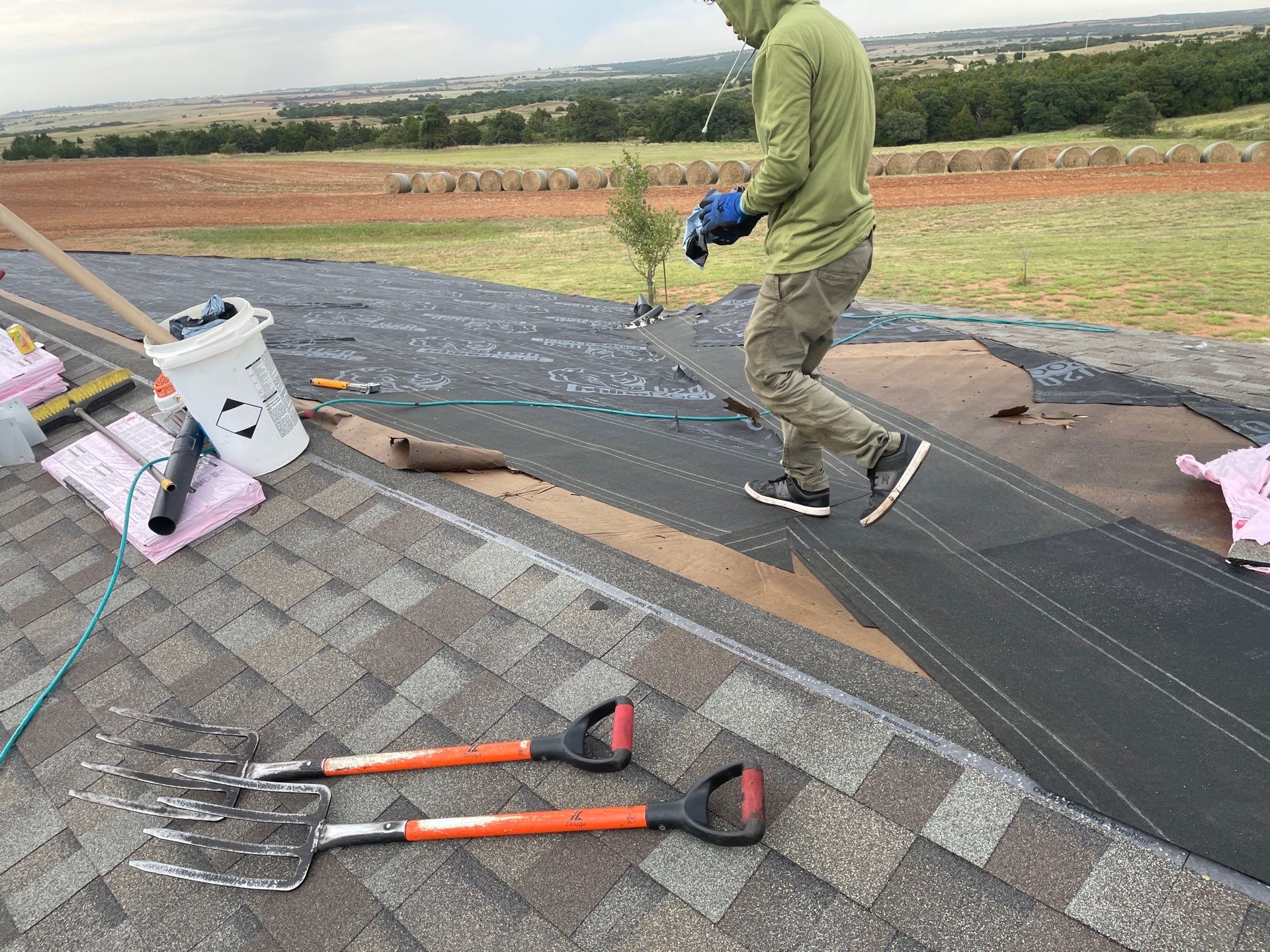 Roof Project in Geary by Z Construction & Roofing, LLC