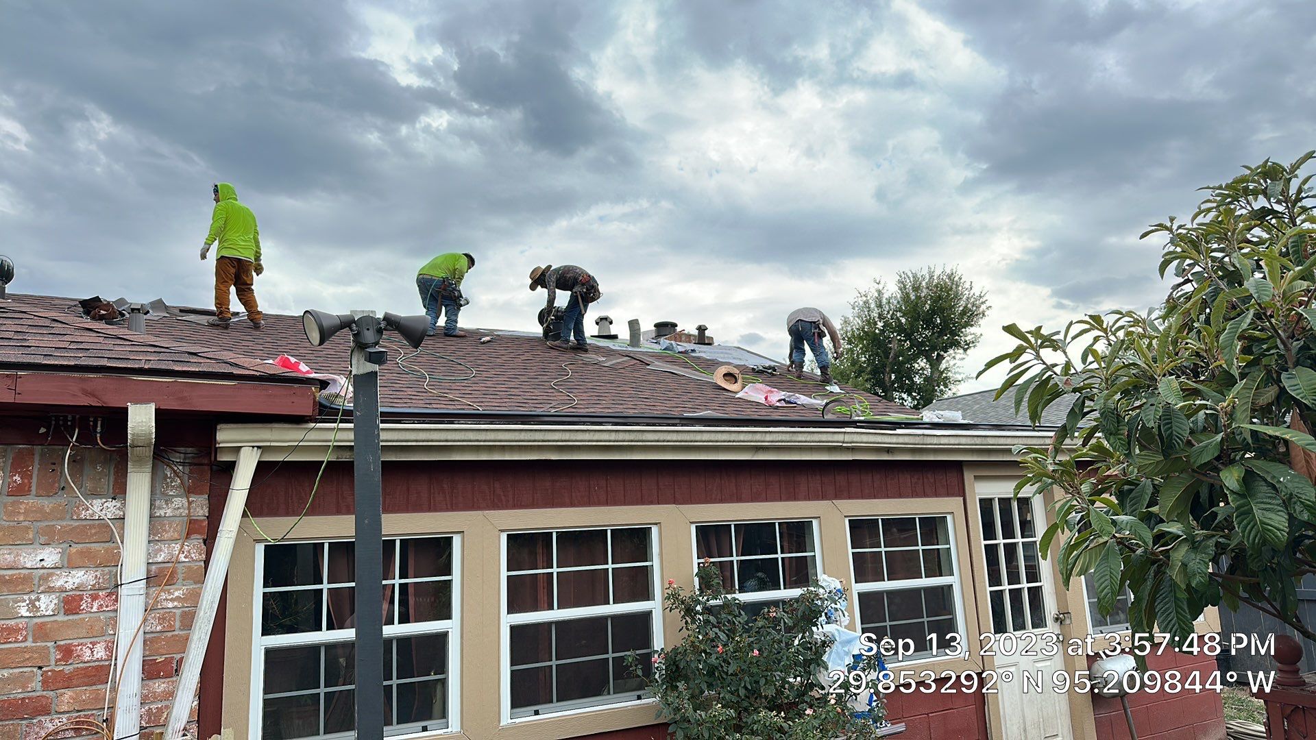 GAF Timberline HDZ Hickory Roof Replacement — Houston, TX by PL Roofing & SB Roofing, LLC.