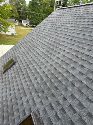 Residential Roofing Installation using Oyster Gray