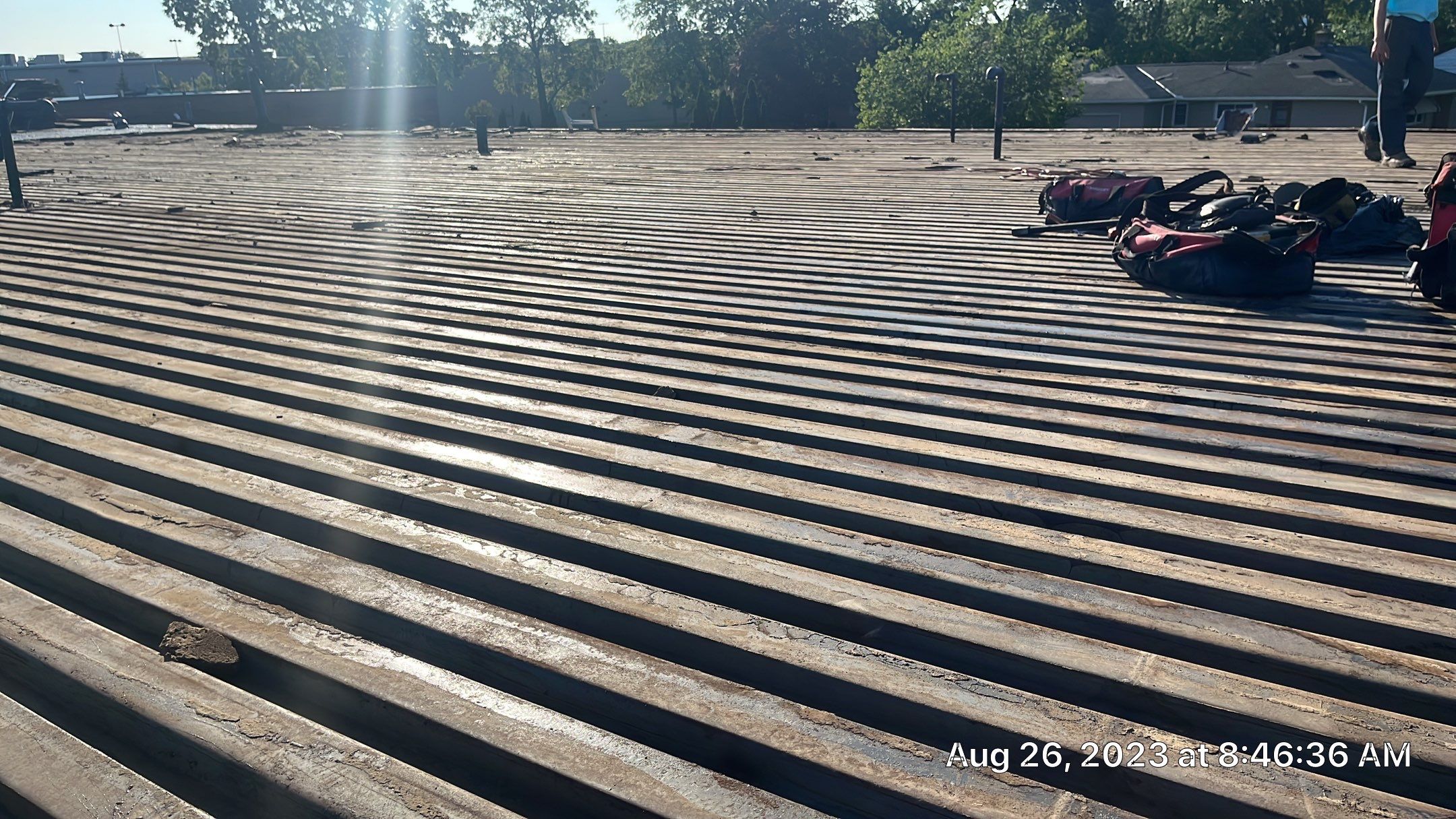 Flat Roof Install Mentor Ohio by Gold Star Roofing LLC 