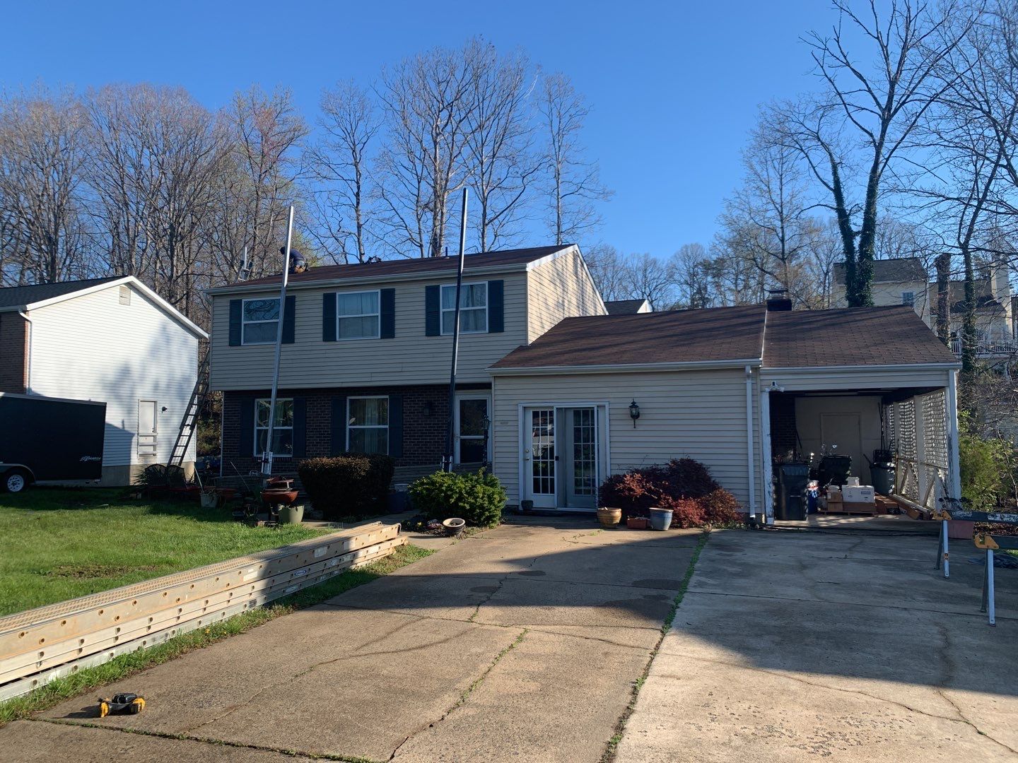 Siding Installation using CertainTeed Vinyl Double 5" Dutchlap Vinyl Siding by RJC General Construction, LLC.