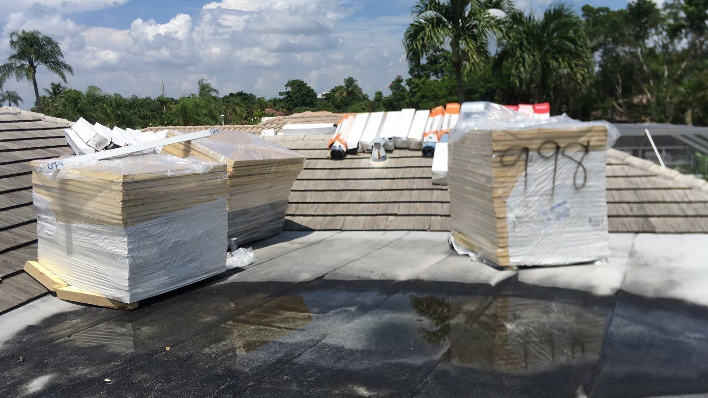 Residential Roofing Installation using 1" Nail strip metal roof by BLUES BROTHERS CONSTRUCTION CORP