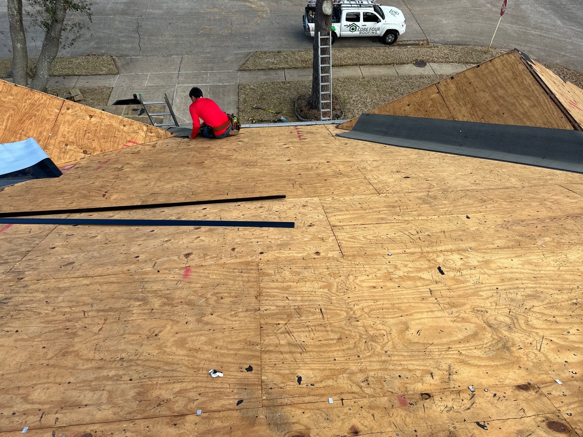 Roof Replacement completed in the Cypress Area! by Core Four Roofing