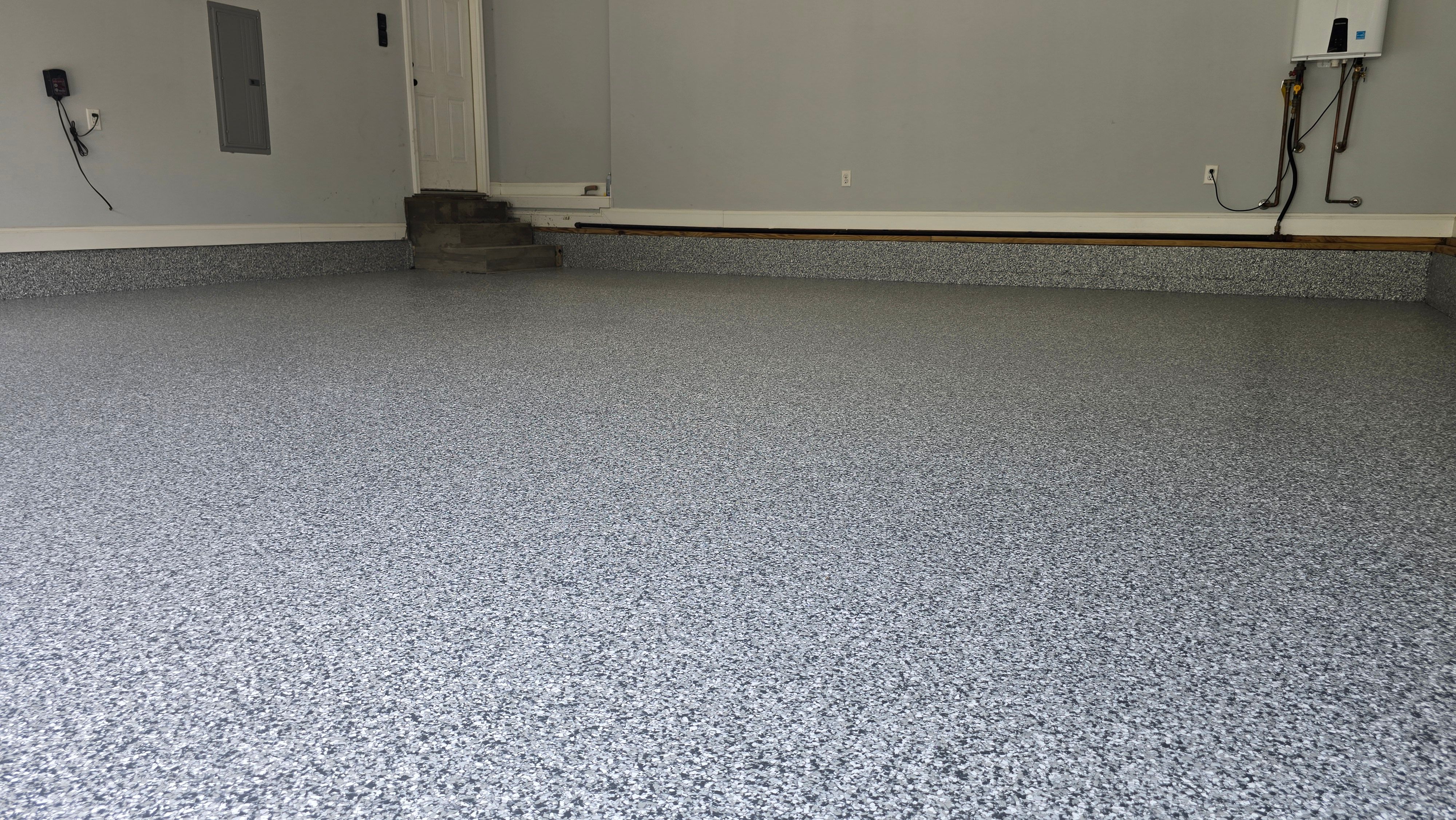 Garage using Gravel by Elite Floor Solutions