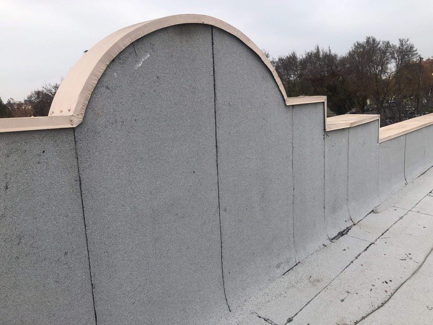 Spray foam and coatings using Conklin Benchmark/PUMA XL coatings and spray foam by Straight Edge Roofing Inc