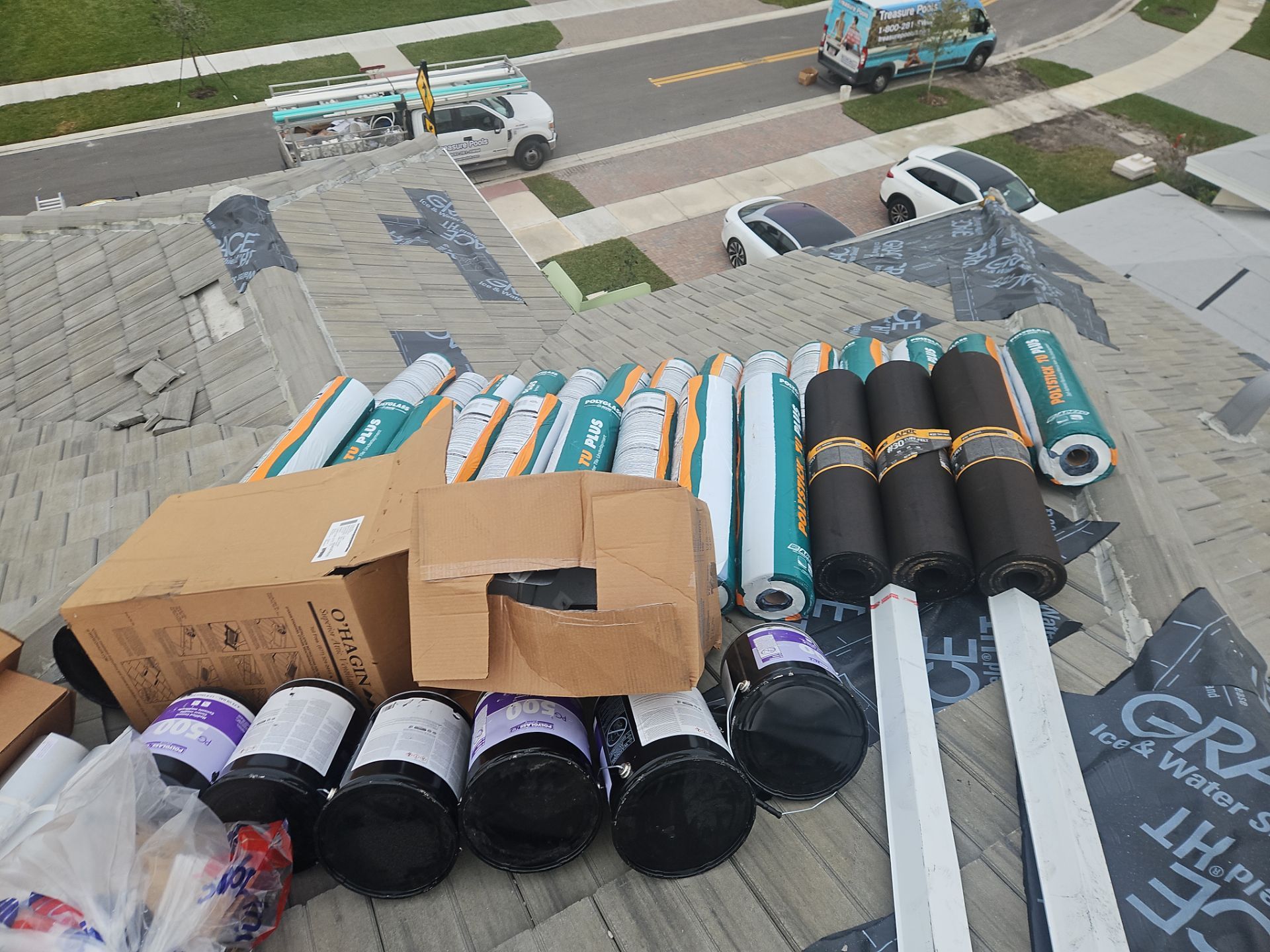 Residential Roofing Installation using Eagle Roofing Tile by BLUES BROTHERS ROOFING