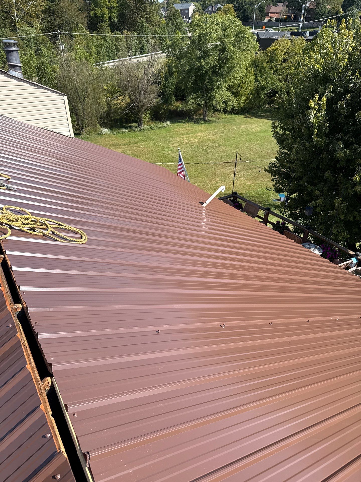 Residential Roofing Installation using Metal by Rainstoppers Roofing