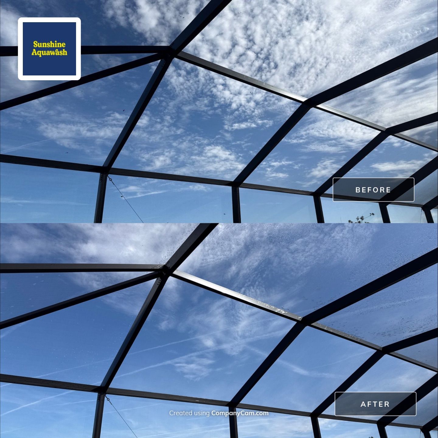 Pool Cage Screen Enclosure Cleaning in Canoe Creek – Parrish, FL by Sunshine AquaWash