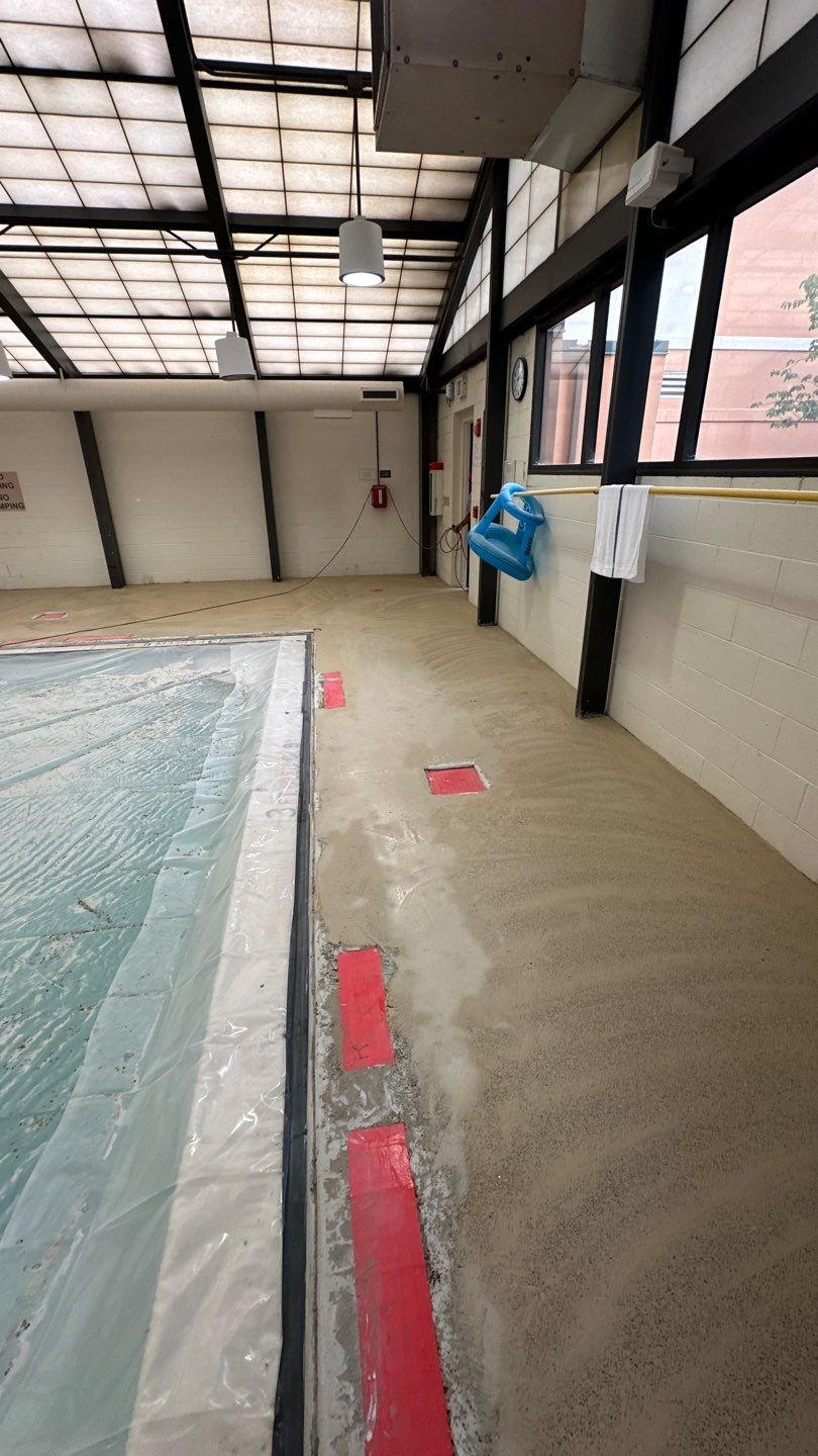 Hotel Pool Deck Project in Cranberry Township by Floors in a Day, Inc