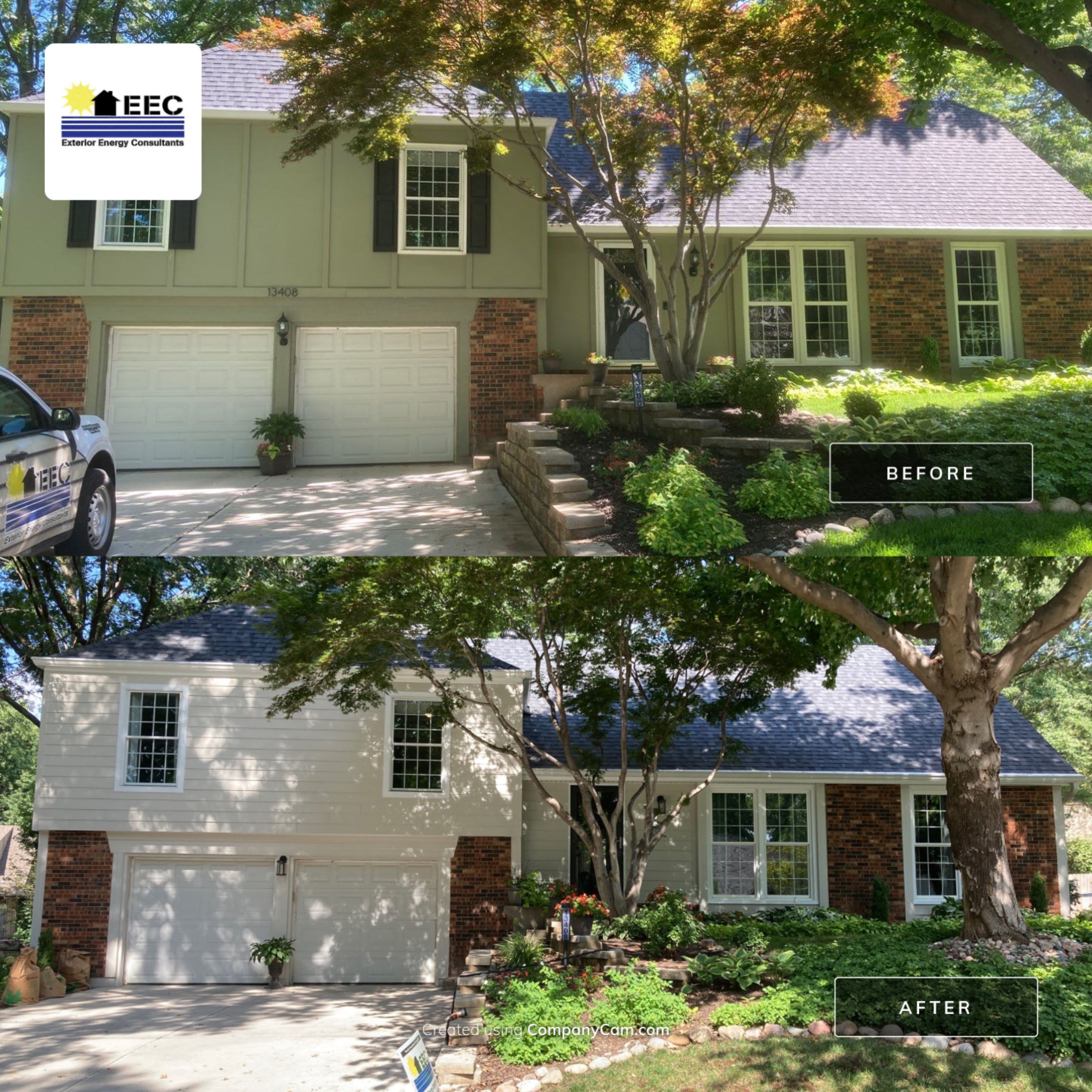 Siding Installation using James Hardie by EEC  Windows, Siding & Roofing 