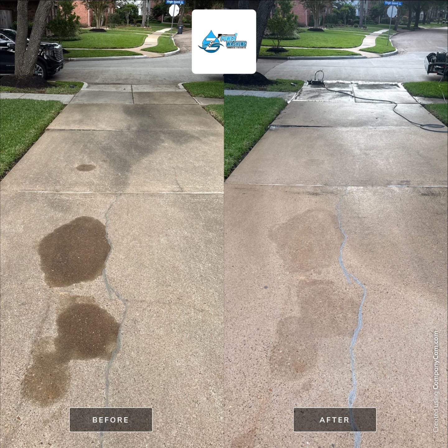 Oil stain where ? by Zeal Power Washing